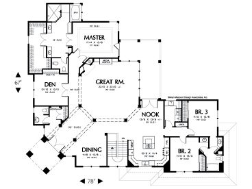 Floor Plan, 034H-0085