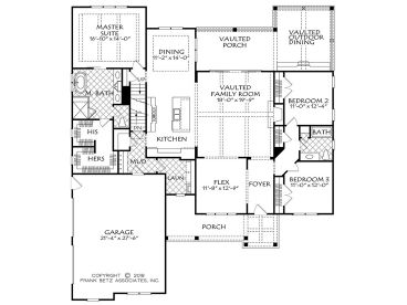 1st Floor Plan, 086H-0048
