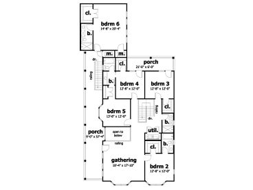2nd Floor Plan, 052H-0029
