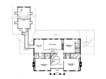 2nd Floor Plan, 063H-0178