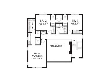 2nd Floor Plan, 034H-0446