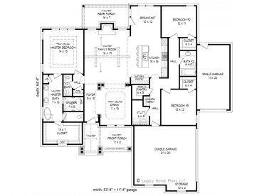 Floor Plan, 062H-0061