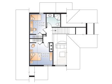 2nd Floor Plan, 027M-0061