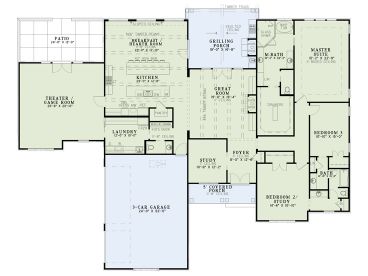 Floor Plan, 025H-0335