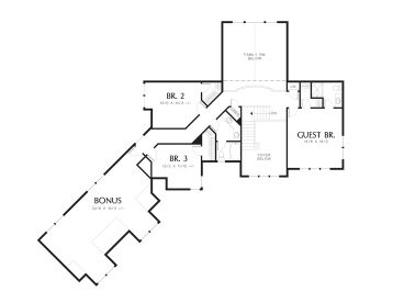2nd Floor Plan, 034H-0342