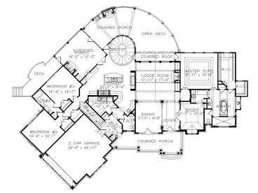 1st Floor Plan, 084H-0002