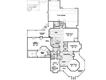 1st Floor Plan, 043H-0220
