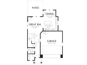 1st Floor Plan, 034H-0388