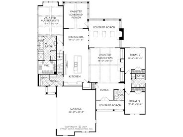 1st Floor Plan, 086H-0050