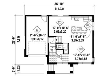 1st Floor Plan, 072H-0173