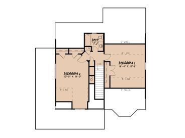 2nd Floor Plan, 074H-0099