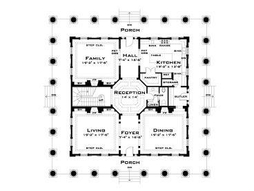 1st Floor Plan, 052H-0073
