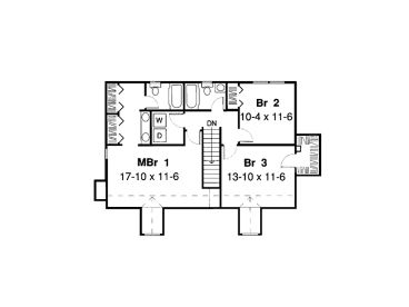 2nd Floor Plan, 047H-0050