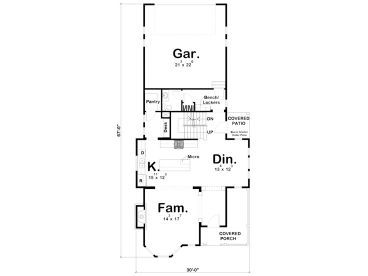 1st Floor Plan, 050H-0218