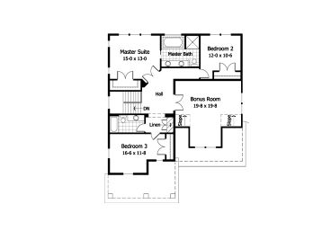 2nd Floor Plan, 023H-0106