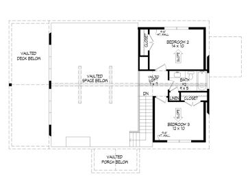 2nd Floor Plan, 062H-0387