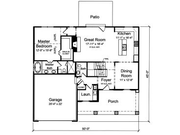 1st Floor Plan, 046H-0177