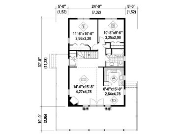 Floor Plan, 072H-0018