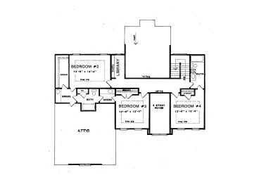 2nd Floor Plan, 019H-0103