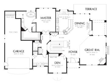 Floor Plan, 034H-0296