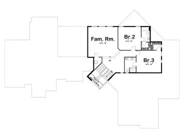 2nd Floor Plan, 050H-0243