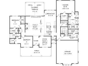 1st Floor Plan, 019H-0221