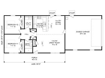 Floor Plan, 062H-0229