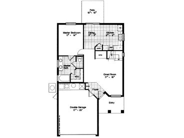 1st Floor Plan, 043H-0027