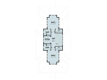 1st Floor Plan, 052H-0158