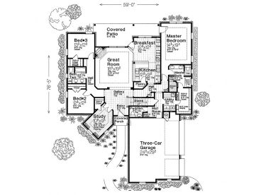 1st Floor Plan, 002H-0124