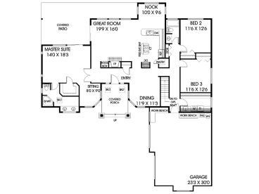 Floor Plan, 013H-0029