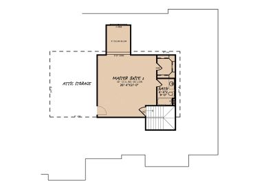 2nd Floor Plan, 074H-0051