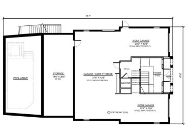1st Floor Plan, 070H-0070