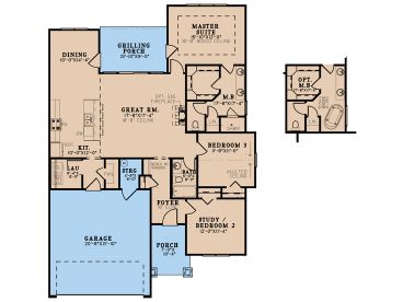 Floor Plan, 074H-0199
