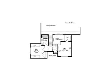 2nd Floor Plan, 014H-0084