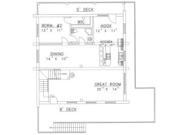 1st Floor Plan, 012L-0039