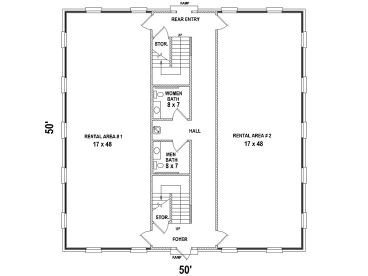 1st Floor Plan, 006C-0041