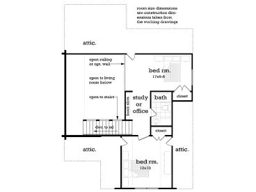 2nd Floor Plan, 021L-0001