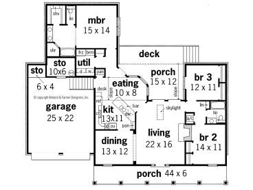 Floor Plan, 021H-0088