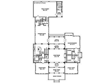 1st Floor Plan, 006H-0136