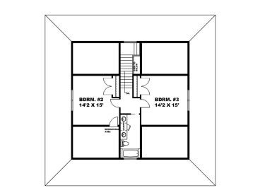 2nd Floor Plan, 012H-0315