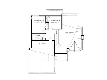 2nd Floor Plan, 022H-0056