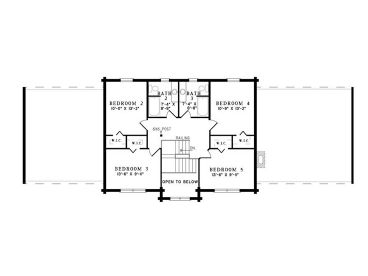 2nd Floor Plan, 025L-0017