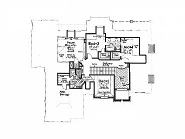 2nd Floor Plan, 002H-0082