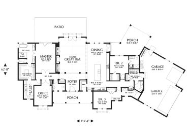 Floor Plan, 034H-0327