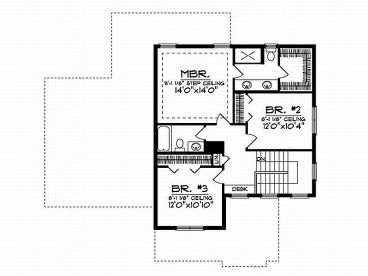 2nd Floor Plan, 020H-0156