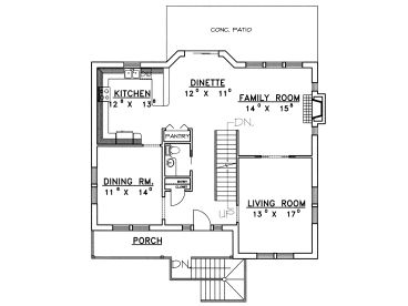 1st Floor Plan, 012H-0003