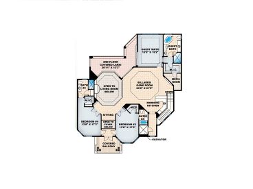 2nd Floor Plan, 040H-0037