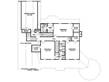 2nd Floor Plan, 006H-0104