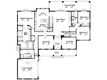 1st Floor Plan, 043H-0207